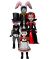 Living Dead Dolls - Alice in Wonderland (4er Figuren Set)