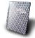Monster A6 Mini Sammelalbum für 64 Karten prisma silber