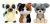 The Beanie Boo's Collection - 3er Set A - 22cm