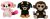 The Beanie Boo's Collection - 3er Set B - 22cm