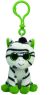 Beanie Boos Clip Zig-Zag - Zebra - Plüsch-Anhänger