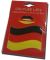 Deutschland Lippen-Tattoo (2 Sets)