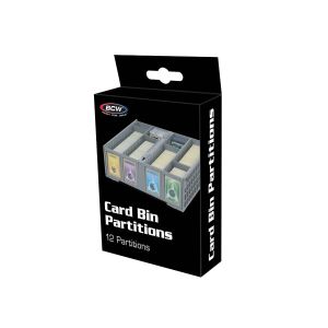 BCW Card Bin Partitions Grau (12 Stück)